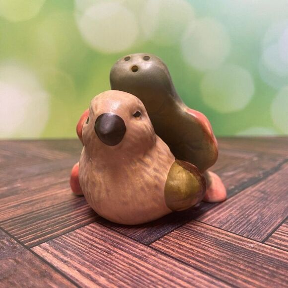 Vintage Silvestri Salt & Pepper Shaker – Bird Sheltered by a Leaf (1980/90) - Picture 4 of 9